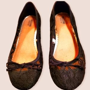 Mossino Black Lace Ballet Flats 6